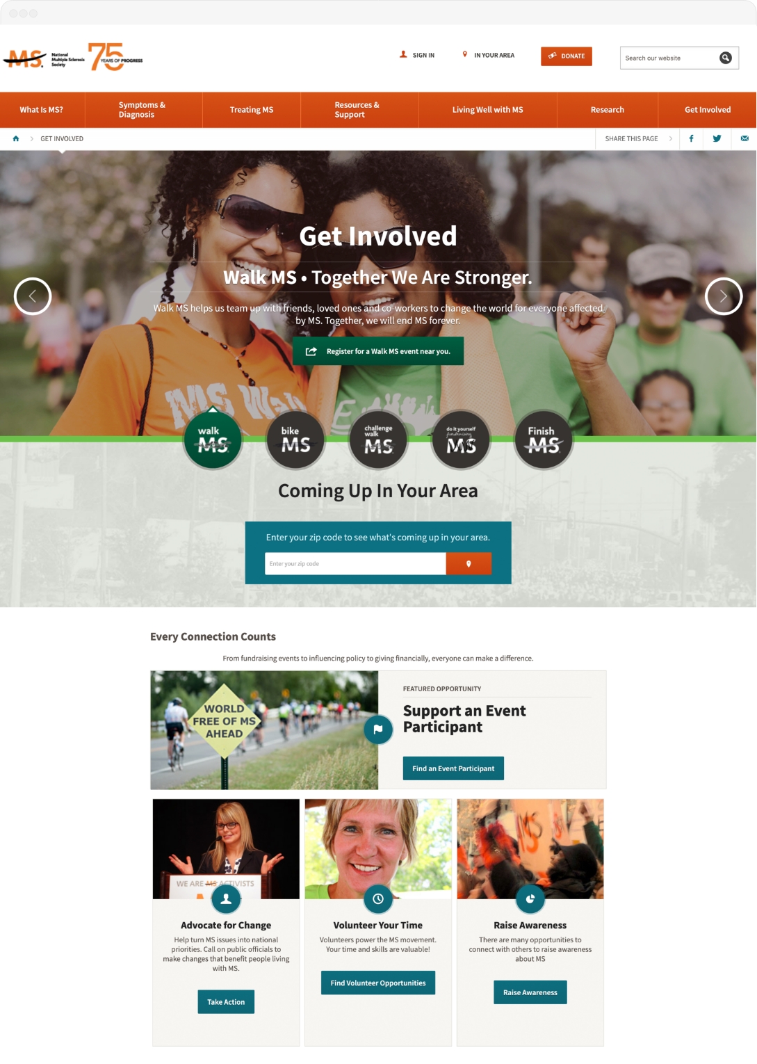 National Multiple Sclerosis Society website